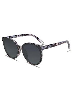 Round Sunglasses UV400 Protection Retro Vintage Oversized Fashion Shades